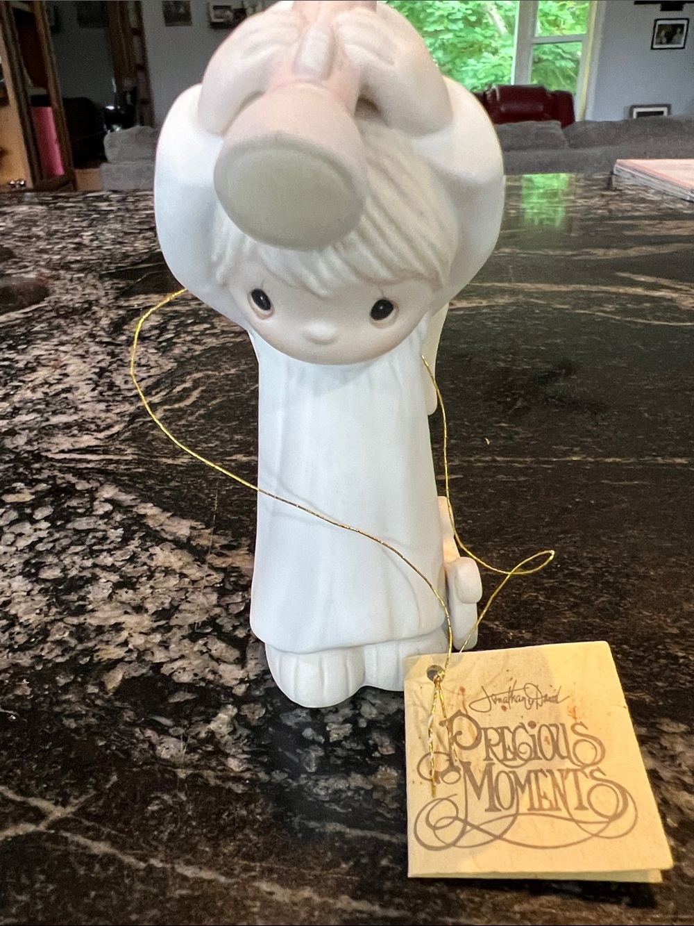 Vintage Jonathan & David 'The Heavenly Light' Figurine - White Porcelain